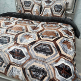 WINTER KING AND QUEEN SOZE QUILT SET IN 4 PCS